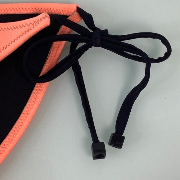 Triangl Side tie bikini bottom coral Neoprene discontinued Size Small - Picture 2 of 12